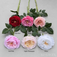 Extra grote Austin Rose Premium Real Touch zijden kunstbloemen bruiloft Pasen tafeldecoratie huisdecoratie
