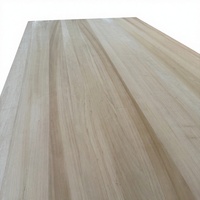 Panneau en bois de peuplier carbonisé à longue portée, collé sur le bords, à joints minimisés, large format, pour la fabrication de bureaux et de portes