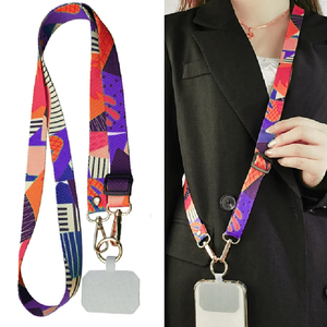 Nhà Máy Nóng Bán Tùy Chỉnh In Dây Buộc Chất Lượng Cao Cổ Dây Đeo Điện Thoại Dây Buộc Polyester Tùy Chỉnh Dây Buộc - Product Image 1