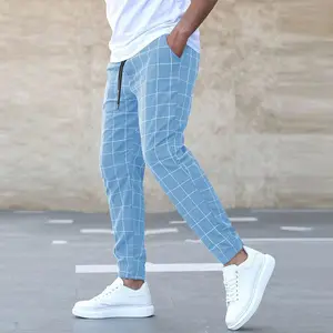 Pantalones de chándal personalizados para hombre, pantalones personalizados de algodón 100 para hombre con 6 bolsillos laterales, ropa de calle suelta, pantalones cargo con dobladillo dividido/