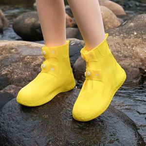 Couvre-chaussures imperméables en TPE et silicone antidérapants et résistants à l'usure pour hommes et femmes, toutes saisons, pour le voyage - Product Image 5