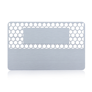 Tùy chỉnh kim loại thép không gỉ & nhôm bạc kinh doanh VIP thẻ UV in tên & NFC thẻ kinh doanh - Product Image 5
