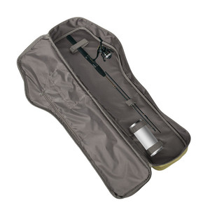 Sac de transport pour cannes à pêche 80 cm en tissu Oxford imperméable, vert militaire kaki, avec compartiments pour leurres, lignes et moulinets - Product Image 3