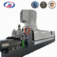 Compacteur automatique PE PP à double étage avec anneau d'eau, machine de granulation à haut rendement CE 500KG/H, ligne de recyclage