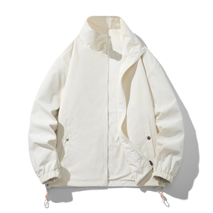 เสื้อแจ็คเก็ตสองด้านสำหรับผู้ชาย แบรนด์เท่ๆ รุ่นใหม่ประจำฤดูใบไม้ผลิและฤดูใบไม้ร่วงปี 2025 คอตั้ง กันลม ทรงหลวม พิมพ์ลายดอกแคชเมียร์ - Product Image 5