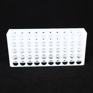 Soporte para Tubos de Ensayo Hongbolai con Aberturas de 13, 17 y 22 mm, Soporte de Plástico para Laboratorio - Product Image 1