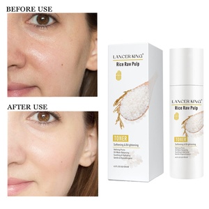 Tónico Facial Personalizado al por Mayor, Tónico de Arroz, Eliminador de Manchas Oscuras, Bajo MOQ, Blanqueador de Piel - Product Image 1