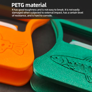 PETG matériel Portable écologique pêche mouche attachant des outils CDC-3D pince plume pliant Blok plume Hackle pince pêche - Product Image 3