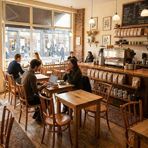 Chaise de salle à manger en bois massif de style nordique, design moderne rétro nostalgique, pour <span class=keywords><strong>restaurant</strong></span> et hôtel - Product Image 2