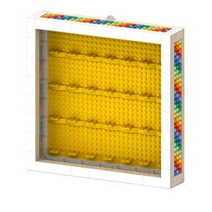 Khối xây dựng búp bê Mart dễ thương lưu trữ vật nuôi khung ảnh moc ban đầu hạt nhỏ lắp ráp quà tặng sinh nhật trẻ em tự làm - Product Image 1