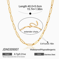 Collier chaîne longue en forme de Y en acier inoxydable plaqué or 18 carats PVD avec zircon cubique délicat