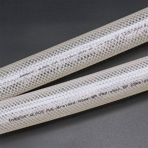 ASCENT INDIA Indoflex PVC 37.5mm Manguera Trenzada Ligera (LBR) Transparente Reforzada Flexible para Transferencia de Agua 45mm DE 5 Bar - Product Image 2