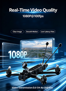 ชุดโดรน FPV วัสดุคาร์บอนไฟเบอร์ กล้องถ่ายภาพ 360 องศา สำหรับฟรีสไตล์ พร้อมระบบ Speedybee DIY Parrot - Product Image 4