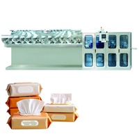 Machine d'emballage de lingettes humides rafraîchissantes, machine d'emballage de lingettes pour bébés, équipement de fabrication de lingettes pour bébés