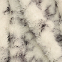 Plaid en fausse fourrure de renard des neiges double face, soyeux et doux au toucher, élégant et de qualité supérieure, 650 g/m², pour la décoration intérieure, idéal comme cadeau