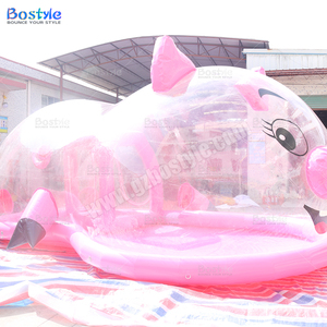 Tenda gonfiabile su misura rosa del maiale della tenda di <span class=keywords><strong>campeggio</strong></span> del grado commerciale tenda gonfiabile di evento per il noleggio del partito - Product Image 5