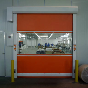 Giá bán buôn PVC cán hấp thụ phim CuộN cửa cơ giới cửa cuốn tự lưu trữ tốc độ cao cuộn lên cửa cho nhà máy - Product Image 1