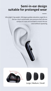 AGETUNR Private S57A TWS Écouteurs ANC sans fil V5.3 Casques mains libres Activer siri Dual Mic Game in Ear Headphones - Product Image 5