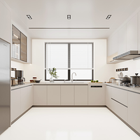 Carrelage mural en porcelaine DEER TILE, finition mate ivoire, épaisseur 10 mm, 400x800 mm, antidérapant, facile à nettoyer, imperméable, garantie 5 ans pour salle de bain