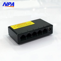 ANPA OEM/ODM 10/100 Mbps 5/8 ports Réseau non géré Boîtier plastique 1G Garantie 2 ans Plug and Play Empilable QoS AP-5005S/AP-5008S