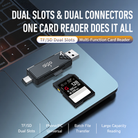 Lecteur de cartes SD TF universel USB 3.0 Type-C OTG, lecteur de cartes mémoire à commutation à chaud pour PC tout-en-un, ordinateur portable, smartphone, tablette