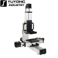 Kit mécanique CNC 3 axes pour bureau, cadre de fraisage DIY compatible avec moteur NEMA23 pour graveur sur bois (sans moteurs)