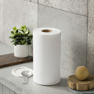 Rouleau de <span class=keywords><strong>papier</strong></span> absorbant de cuisine blanc imprimé gaufré, jetable et réutilisable, serviettes en <span class=keywords><strong>papier</strong></span> industrielles - Product Image 6
