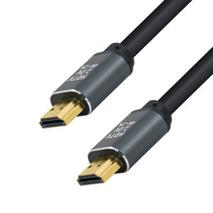 Câble HDMI plaqué or haute vitesse 18Gbps 24k <span class=keywords><strong>4K</strong></span> <span class=keywords><strong>UHD</strong></span> mâle à mâle 3D 60Hz certifié CE pour <span class=keywords><strong>lecteur</strong></span> DVD Type rond - Product Image 5