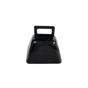 Factory Direct Painted Metal Crafts Multi-Color Three-Inch Rectangle Shape Christmas Fashion Cowbell for Party Hand Bell Craft