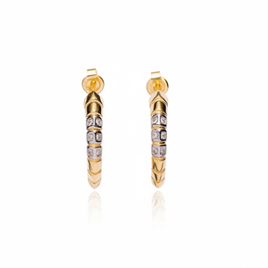 Pendientes de aro de diseño elegante de piel de serpiente, joyería de plata de ley 925 hecha a mano turca fina de moda al por mayor - Product Image 2