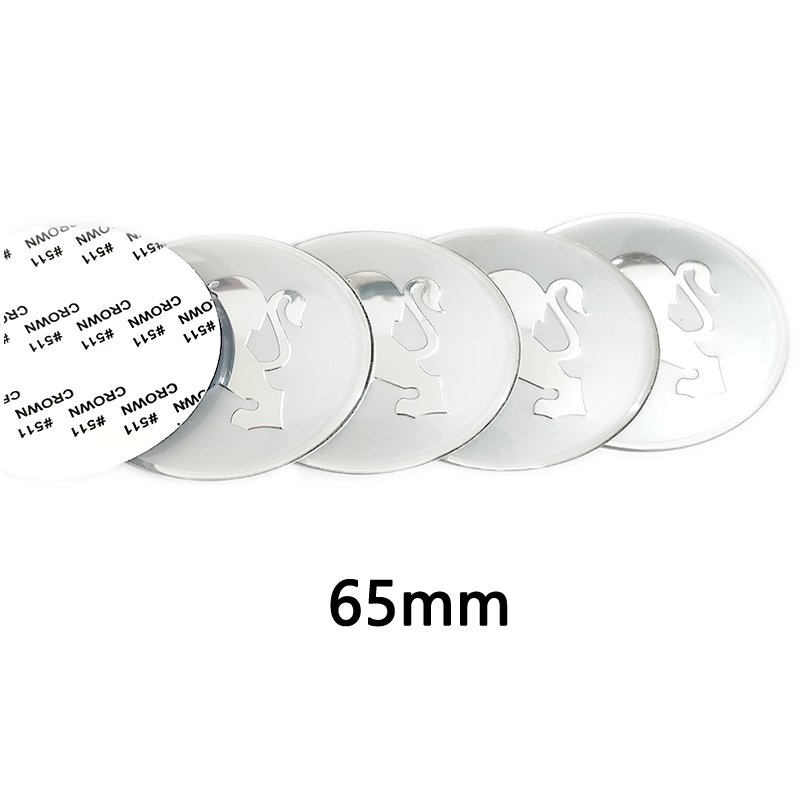 65mm Silver Sticker