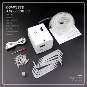 Système d'irrigation goutte à goutte intelligent Widoo, minuterie d'arrosage automatique pour plantes en pot, alimentation par prise, efficace en matière d'eau - Product Image 4