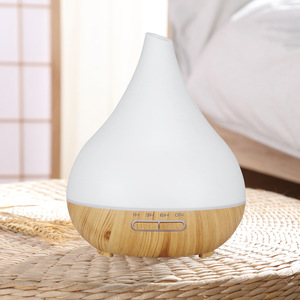 Difusor de Aromas Jcsy 314, Humidificador Ultrasónico de 500 ml, Base de Madera Blanca, para Uso en el Hogar y Dormitorio - Product Image 1