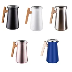 56 OZ Double Wall Vacuum Insulated Thermal Carafe Stainless Steel Termos Botol Teh Kopi Pot Water Jug