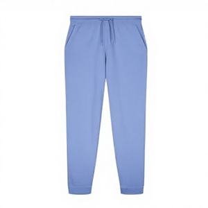 Nouveau pantalon de survêtement basique uni pour homme, taille haute, respirant, avec cordon de serrage, grande taille, décontracté, en molleton écologique - Product Image 2