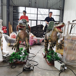 Velociraptor Animatrónico a Tamaño Real: Atracción Mecánica Operada por Monedas para Niños en Parques <span class=keywords><strong>de</strong></span> Diversiones y Centros Comerciales - Product Image 4