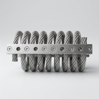 Isolateur de câble métallique à base d'acier JGX-1278D-370B - Isolateur de câble métallique composite haute performance - Isolateur de câble métallique robuste