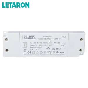 <span class=keywords><strong>Transformateur</strong></span> Letaron <span class=keywords><strong>IP44</strong></span> à tension constante, sortie unique 24V <span class=keywords><strong>12V</strong></span> 12W-40W, driver LED pour lampe de miroir - Product Image 1