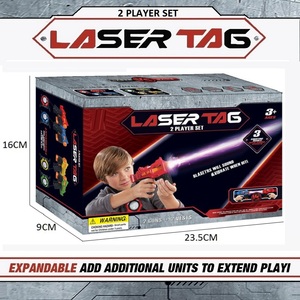 Set di 4 Pistole Laser Tag KSF con Gilet <span class=keywords><strong>per</strong></span> 4 Giocatori, Gioco Laser Tag Digitale <span class=keywords><strong>per</strong></span> <span class=keywords><strong>Bambini</strong></span> da Interno ed Esterno - Product Image 6