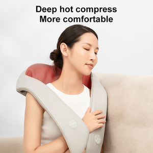 Venta al por mayor de productos de masaje portátil multifuncional eléctrico tejido profundo amasado hombro y cuello masajeador con calor - Product Image 6