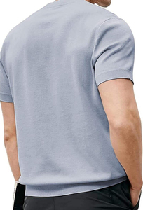 T-Shirt in <span class=keywords><strong>Lana</strong></span> Merino Comoda Vestibilità Regolare Leggera Design all'Ingrosso <span class=keywords><strong>Magliette</strong></span> in <span class=keywords><strong>Lana</strong></span> Personalizzate per <span class=keywords><strong>Uomo</strong></span> Produttore - Product Image 2