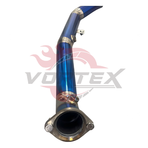ท่อไอเสีย Vortex Titanium Catback สำหรับ M3 E90/E92/E93 S65 4.0L V8 ปี 2007-2013 สีฟ้าเบิร์นท์  ติดตั้งได้ 100% น้ำหนักเบา ไม่ส่งเสียงดัง - Product Image 5