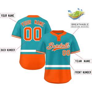 Jersey de béisbol personalizado para hombres, camisas a rayas con número de nombre del equipo, uniformes deportivos cosidos/impresos para entrenamiento - Product Image 2