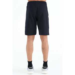 Shorts coupe standard pour homme Tommylife en coton respirant bleu marine 81243 - Product Image 2