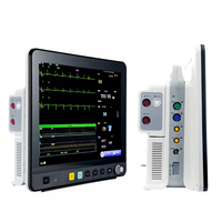 Moniteur vétérinaire multiparamètres portable VE15 - EtCO2, SpO2, NIBP, Respiration, ECG, Température, PR - Moniteur vétérinaire pour animaux de compagnie