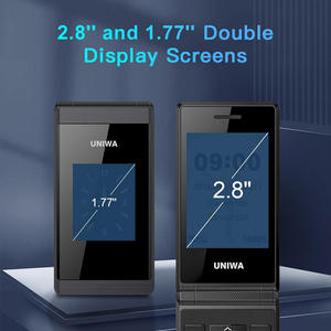 UNIWA X28, teléfono móvil con tapa personalizada, Fuentes grandes, botón grande, teclado genérico plegable barato, teléfonos móviles para personas mayores GSM - Product Image 3