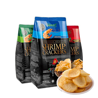 Groothandel Indonesische Cip Garnalen Chips Koolhydraten Kantoorsnacks 85G Aziatische Casual Voedselleverancier Voedsel
