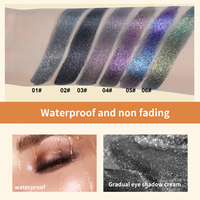 Fard à paupières ambre portable 5,6 g, poudre mate scintillante couleur unie, tenue longue durée, résistant à l'eau, pour carnations moyennes à foncées, marque privée personnalisée