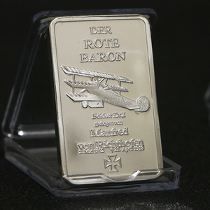 Regalos de recuerdo de la Primera Guerra Mundial alemana: Barra de la Orden Pour Le Mérite, barra plateada Der Rote <span class=keywords><strong>Baron</strong></span> - Product Image 2