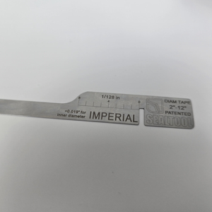 Sealtech sealtool nhà máy sản xuất trực tiếp đường kính thép không gỉ Băng đo đường kính Băng đo Pi khoan diam băng 50-300mm - Product Image 2